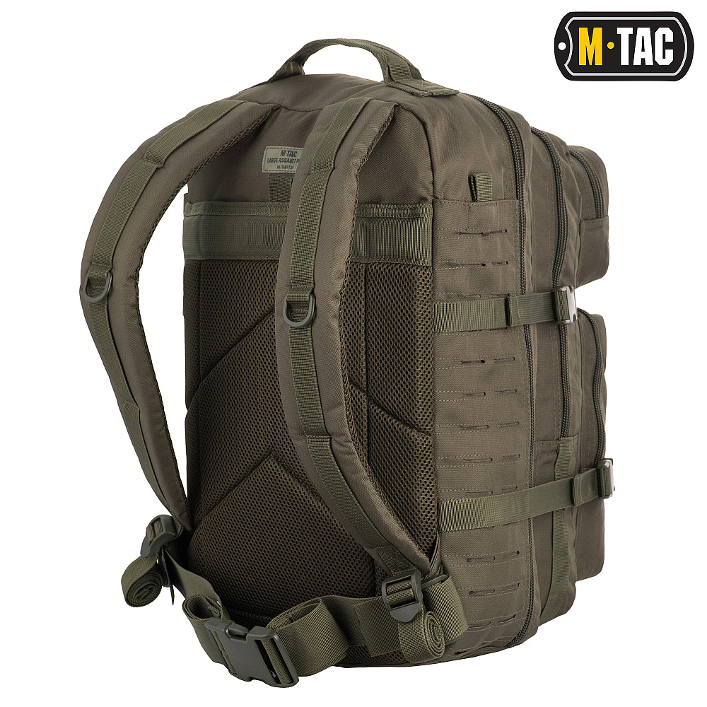 Рюкзак M-Tac Large Assault Pack Laser Cut Olive Фото 2